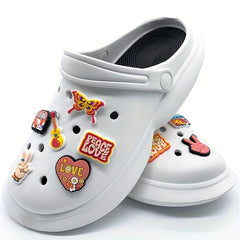 10Pcs Bubble Shoes Slippers Sandals Decorative Buckles