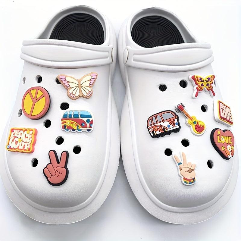 10Pcs Bubble Shoes Slippers Sandals Decorative Buckles