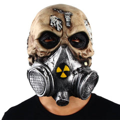 Biochemical Skull Zombie Mask Horror Tricky Props Halloween Fancy Dress Party