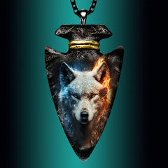 Wolf Necklace Halloween Gift For Men And Women