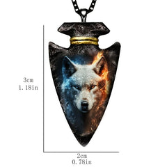 Wolf Necklace Halloween Gift For Men And Women