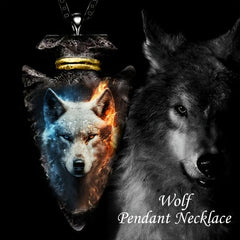 Wolf Necklace Halloween Gift For Men And Women