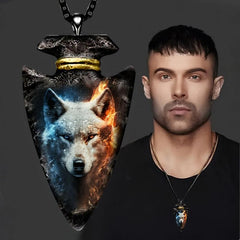 Wolf Necklace Halloween Gift For Men And Women