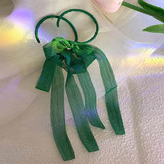 Ethnic Style Exaggerated Ribbon Earrings