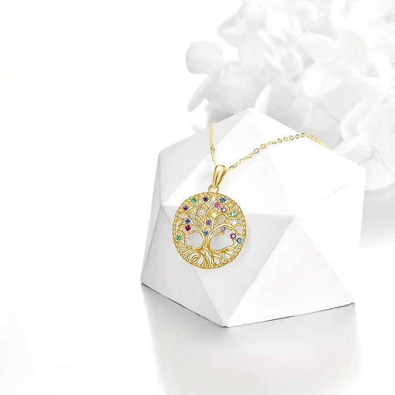 Vintage Round Plant Rose Flower Pendant Alloy Necklace Toy For Kids