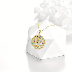 Vintage Round Plant Rose Flower Pendant Alloy Necklace Toy For Kids