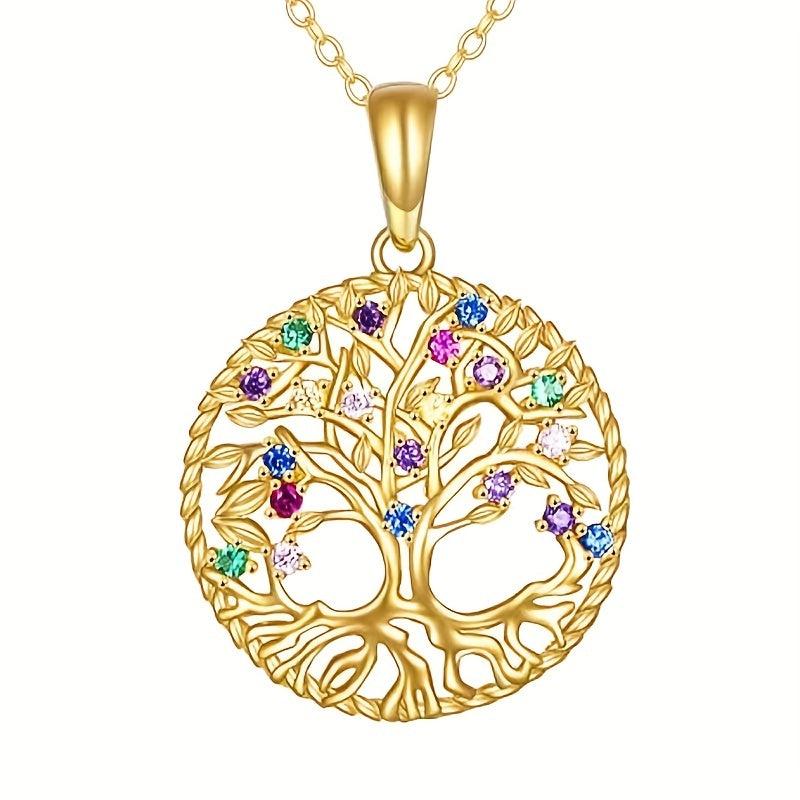 Vintage Round Plant Rose Flower Pendant Alloy Necklace Toy For Kids
