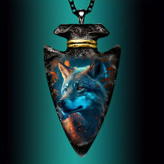 Wolf Necklace Toy for Daughters, Anniversary, Christmas