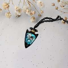 Animal Punk Hip Hop Wolf Head Necklace Toy For Kids Girls Boys Men