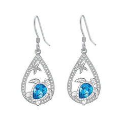 Sea Turtle Earrings for Kids - Small Size