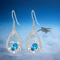 Sea Turtle Earrings for Kids - Small Size