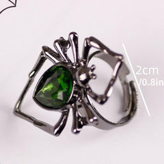 Gothic Style Spider Ring Halloween Party Jewelry