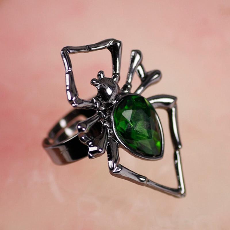 Gothic Style Spider Ring Halloween Party Jewelry