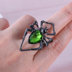 Gothic Style Spider Ring Halloween Party Jewelry