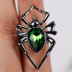 Gothic Style Spider Ring Halloween Party Jewelry