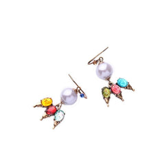 Gemstone Dangling Earrings Cartoon Drop Jewelry Gift For Women Girls