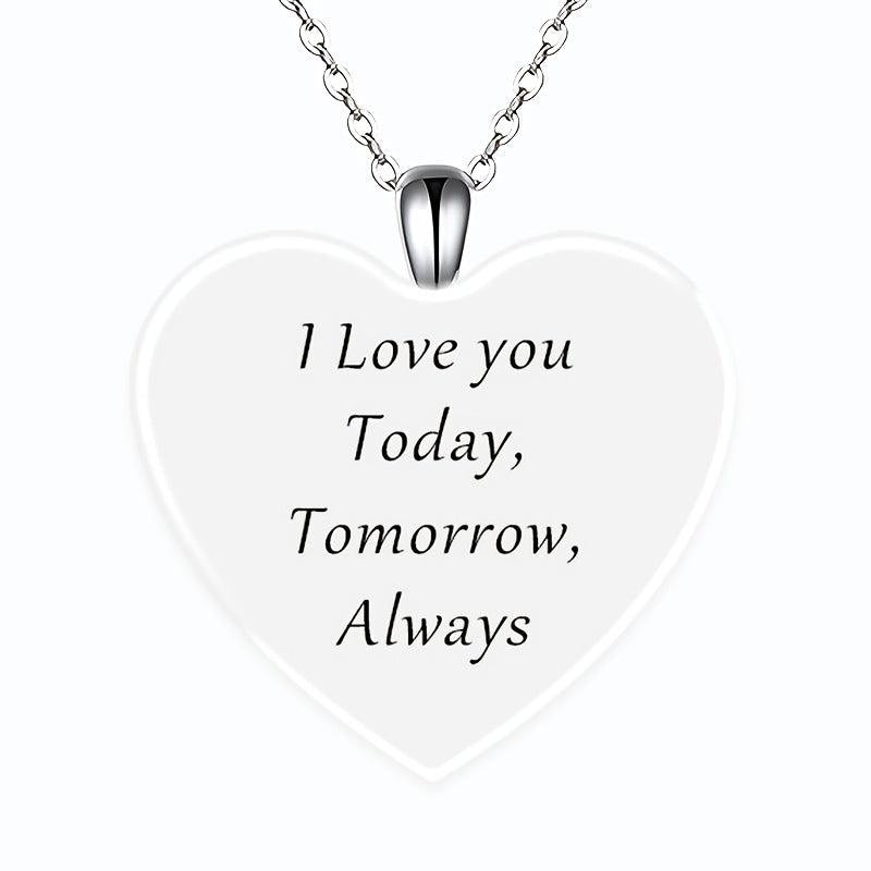 Love Puppy Crystal Pendant Necklace Toy Gift