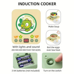 Kids Dino Kitchen Toy Set with Stove