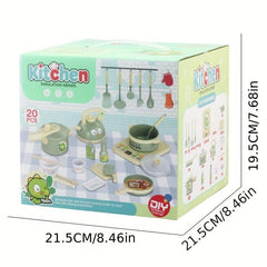 Kids Dino Kitchen Toy Set with Stove