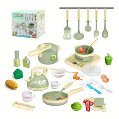 Kids Dino Kitchen Toy Set with Stove