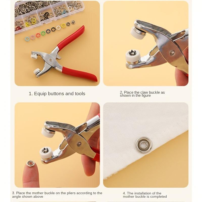 Colorful Hollow Solid Metal Buttons Five Claw Buttons