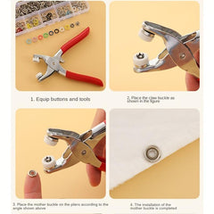 Colorful Hollow Solid Metal Buttons Five Claw Buttons