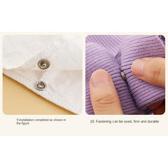 Colorful Hollow Solid Metal Buttons Five Claw Buttons