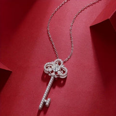 Moissanite Necklace 925 Sterling Silver Women's Necklace Pendant