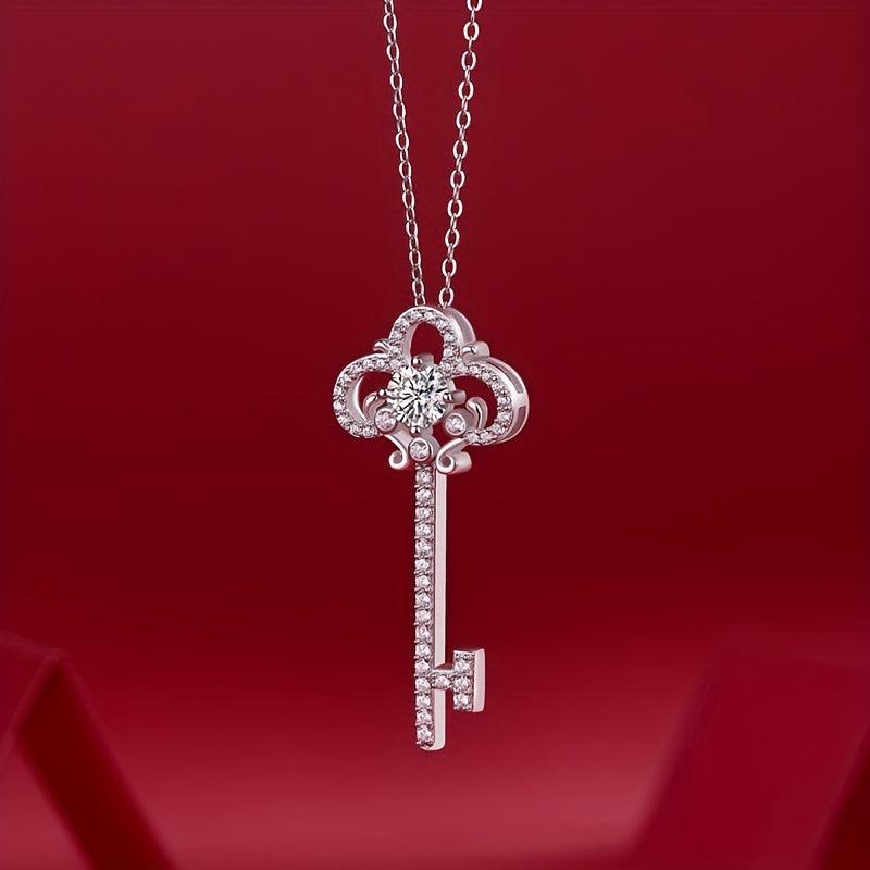 Moissanite Necklace 925 Sterling Silver Women's Necklace Pendant