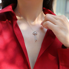 Moissanite Necklace 925 Sterling Silver Women's Necklace Pendant