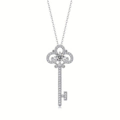 Moissanite Necklace 925 Sterling Silver Women's Necklace Pendant