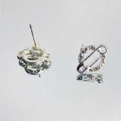 Sparkling Deer Starry River Crown Earrings