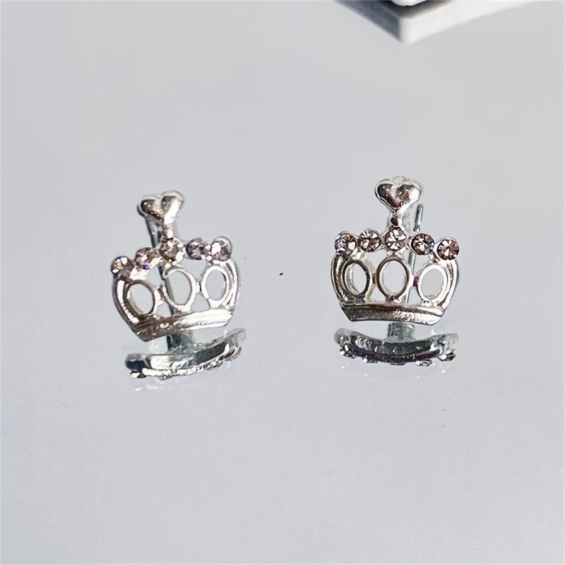 Sparkling Deer Starry River Crown Earrings