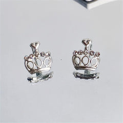 Sparkling Deer Starry River Crown Earrings