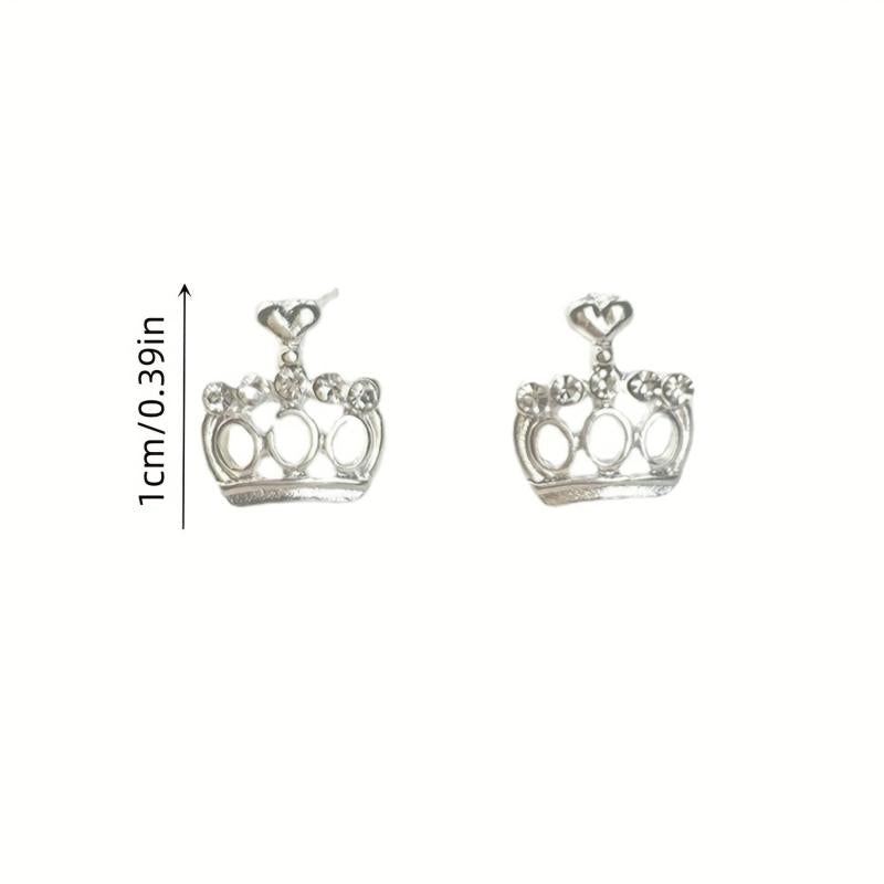 Sparkling Deer Starry River Crown Earrings