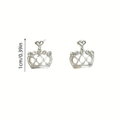 Sparkling Deer Starry River Crown Earrings