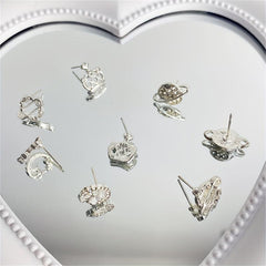 Sparkling Deer Starry River Crown Earrings