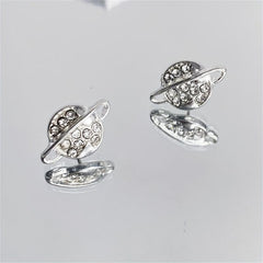 Sparkling Deer Starry River Crown Earrings