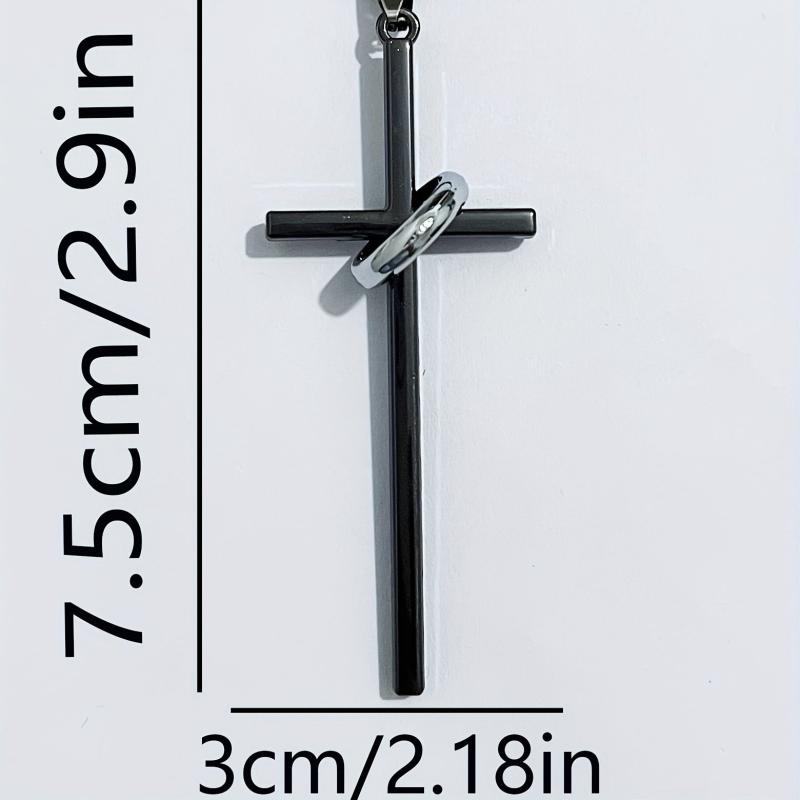 Cross Necklace Alloy Unisex
