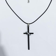 Cross Necklace Alloy Unisex