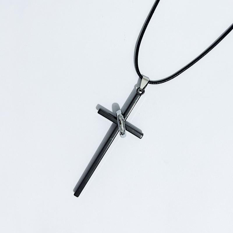 Cross Necklace Alloy Unisex