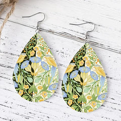 PU Leather Jewelry Creative Earrings Couple Girls