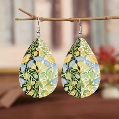 PU Leather Jewelry Creative Earrings Couple Girls