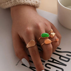Japanese 3 Pack Ring Set - Cold and Light Wind Finger Ring Combination