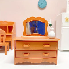 20pcs Dollhouse Bedroom Set for DIY Play House Decoration