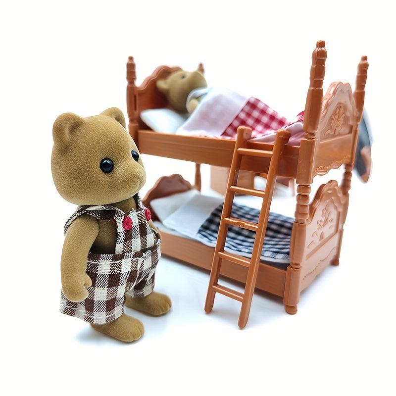 20pcs Dollhouse Bedroom Set for DIY Play House Decoration