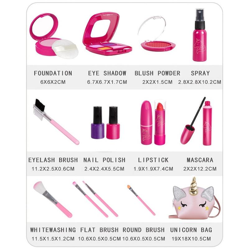 Unicorn Pretend Play Makeup Set for Girls