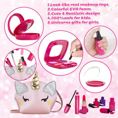 Unicorn Pretend Play Makeup Set for Girls