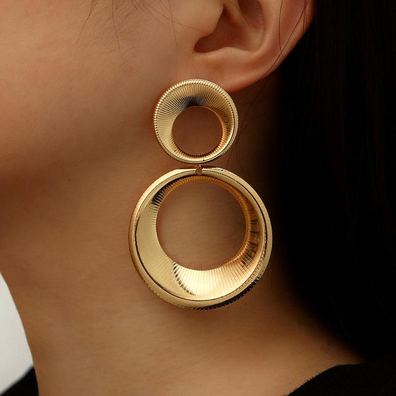 Vintage Drop Shape Earrings - Gourd Studs Accessory
