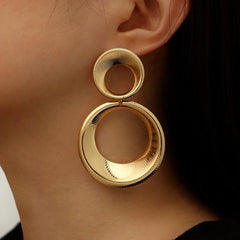 Vintage Drop Shape Earrings - Gourd Studs Accessory